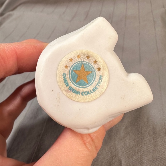 Set of 3 Vintage Ceramic White Elephants, Chen Star Collections - Picture 10 of 11